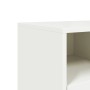 Mueble de TV acero blanco 100,5x39x43,5 cm en Muebles TV | Comprar online en Foru.es