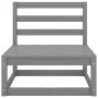 Juego de muebles de jardín 2 piezas gris madera maciza de pino de vidaXL, Conjuntos de jardín - Ref: Foro24-805692, Precio: 1...