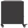 Mueble de TV acero negro 68x39x43,5 cm en Muebles TV | Comprar online en Foru.es