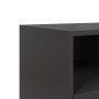 Mueble de TV acero negro 68x39x43,5 cm en Muebles TV | Comprar online en Foru.es