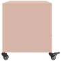 Mueble de TV acero rosa 68x39x43,5 cm en Muebles TV | Comprar online en Foru.es