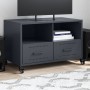 Mueble de TV acero gris antracita 68x39x43,5 cm en Muebles TV | Comprar online en Foru.es