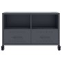 Mueble de TV acero gris antracita 68x39x43,5 cm en Muebles TV | Comprar online en Foru.es