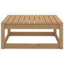 Reposapiés de jardín madera maciza pino marrón miel 70x70x30 cm de vidaXL, Conjuntos de jardín - Ref: Foro24-805673, Precio: ...