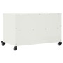 Mueble de TV acero blanco 68x39x43,5 cm en Muebles TV | Comprar online en Foru.es
