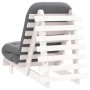 Futón sofá cama con colchón madera maciza blanco 60x206x11 cm en Futones | Comprar online en Foru.es