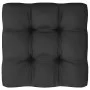 Garden corner sofa with anthracite gray pine wood cushions by vidaXL, Modular outdoor sofas - Ref: Foro24-805717, Price: 99,4...