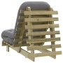 Futón sofá cama con colchón madera impregnada pino 60x206x11 cm en Futones | Comprar online en Foru.es