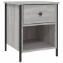 Mesita de noche 2 uds madera ingeniería gris Sonoma 40x42x50 cm de vidaXL, Mesitas de noche - Ref: Foro24-825940, Precio: 74,...