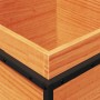 Jardinera de madera maciza pino marrón cera 40x40x50 cm en Macetas y jardineras | Comprar online en Foru.es