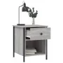 Mesita de noche 2 uds madera ingeniería gris Sonoma 40x42x50 cm de vidaXL, Mesitas de noche - Ref: Foro24-825940, Precio: 74,...