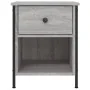 Mesita de noche 2 uds madera ingeniería gris Sonoma 40x42x50 cm de vidaXL, Mesitas de noche - Ref: Foro24-825940, Precio: 74,...