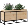 Jardinera de madera maciza de pino 100x40x50 cm en Macetas y jardineras | Comprar online en Foru.es