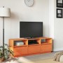Mueble de TV madera maciza de pino marrón cera 140x37x50 cm en Muebles TV | Comprar online en Foru.es