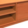 Mueble de TV madera maciza de pino marrón cera 140x35x40 cm en Muebles TV | Comprar online en Foru.es