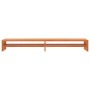 Soporte de monitor madera maciza pino marrón cera 100x24x13 cm en Muebles TV | Comprar online en Foru.es