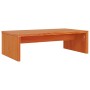 Soporte de monitor madera maciza pino marrón cera 50x27x15 cm en Muebles TV | Comprar online en Foru.es