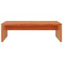 Soporte de monitor madera maciza pino marrón cera 50x27x15 cm en Muebles TV | Comprar online en Foru.es
