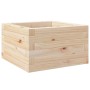 Jardinera de madera maciza de pino 40x40x23 cm en Macetas y jardineras | Comprar online en Foru.es