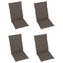 Sillas de jardín plegables 3 uds y cojines madera maciza acacia de vidaXL, Sillas de jardín - Ref: Foro24-3064097, Precio: 25...
