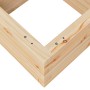 Jardinera de madera maciza de pino 40x40x23 cm en Macetas y jardineras | Comprar online en Foru.es