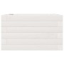 Jardinera de madera maciza de pino blanca 40x40x23 cm en Macetas y jardineras | Comprar online en Foru.es
