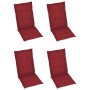 Sillas de jardín plegables 3 uds y cojines madera maciza acacia de vidaXL, Sillas de jardín - Ref: Foro24-3064098, Precio: 25...
