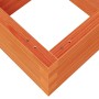 Jardinera de madera maciza de pino marrón cera 40x40x23 cm en Macetas y jardineras | Comprar online en Foru.es
