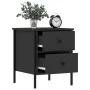 Mesitas de noche 2 uds madera de ingeniería negro 40x42x50 cm de vidaXL, Mesitas de noche - Ref: Foro24-825984, Precio: 94,49...