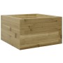 Jardinera de madera de pino impregnada 40x40x23 cm en Macetas y jardineras | Comprar online en Foru.es
