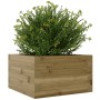 Jardinera de madera de pino impregnada 40x40x23 cm en Macetas y jardineras | Comprar online en Foru.es