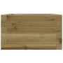 Jardinera de madera de pino impregnada 40x40x23 cm en Macetas y jardineras | Comprar online en Foru.es