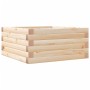 Jardinera de madera maciza de pino 50x50x23 cm en Macetas y jardineras | Comprar online en Foru.es