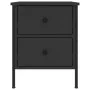 Mesitas de noche 2 uds madera de ingeniería negro 40x42x50 cm de vidaXL, Mesitas de noche - Ref: Foro24-825984, Precio: 94,49...