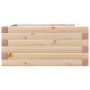 Jardinera de madera maciza de pino 50x50x23 cm en Macetas y jardineras | Comprar online en Foru.es