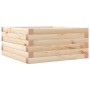 Jardinera de madera maciza de pino 50x50x23 cm en Macetas y jardineras | Comprar online en Foru.es