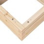 Jardinera de madera maciza de pino 50x50x23 cm en Macetas y jardineras | Comprar online en Foru.es