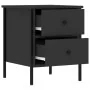 Mesitas de noche 2 uds madera de ingeniería negro 40x42x50 cm de vidaXL, Mesitas de noche - Ref: Foro24-825984, Precio: 94,49...