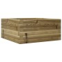 Jardinera de madera de pino impregnada 50x50x23 cm en Macetas y jardineras | Comprar online en Foru.es