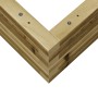 Jardinera de madera de pino impregnada 50x50x23 cm en Macetas y jardineras | Comprar online en Foru.es