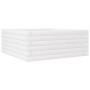 Jardinera de madera maciza de pino blanca 60x60x23 cm en Macetas y jardineras | Comprar online en Foru.es
