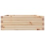 Jardinera de madera maciza de pino 70x70x23 cm en Macetas y jardineras | Comprar online en Foru.es