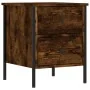 Mesitas noche 2 uds madera ingeniería roble ahumado 40x42x50 cm de vidaXL, Mesitas de noche - Ref: Foro24-825988, Precio: 57,...