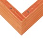 Jardinera de madera maciza pino marrón cera 70x70x23 cm en Macetas y jardineras | Comprar online en Foru.es
