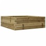 Jardinera de madera de pino impregnada 70x70x23 cm en Macetas y jardineras | Comprar online en Foru.es