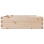Jardinera de madera maciza de pino 80x80x23 cm en Macetas y jardineras | Comprar online en Foru.es