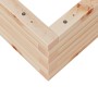 Jardinera de madera maciza de pino 80x80x23 cm en Macetas y jardineras | Comprar online en Foru.es