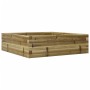 Jardinera de madera de pino impregnada 80x80x23 cm en Macetas y jardineras | Comprar online en Foru.es