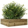 Jardinera de madera de pino impregnada 80x80x23 cm en Macetas y jardineras | Comprar online en Foru.es