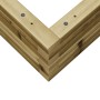 Jardinera de madera de pino impregnada 80x80x23 cm en Macetas y jardineras | Comprar online en Foru.es